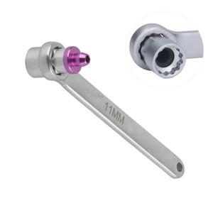 브레이크 유체 클러치 블리더 렌치 스틸 시스템, 자동차 트럭 오토바이 블리딩 도구, 11mm