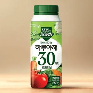 에치와이 하루야채 오리지널 200ml 10개 야채충전 야채주스