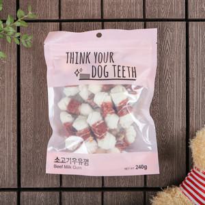 Think your Dog Teeth 소고기우유껌 (15p) 240g