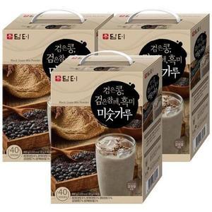 담터 검은콩 검은참깨 흑미 미숫가루 40개입 3개