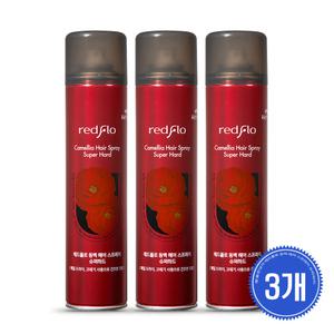 3개 꽃을든남자 레드플로 동백 헤어 스프레이 슈퍼하드