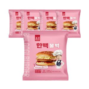 한맥푸드 불벅 냉동 불고기버거 145g 5팩 학교매점빵 편의점햄버거