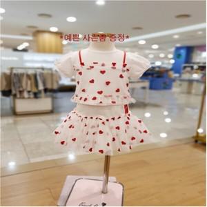 프렌치캣8 화이트 샤 뷔스티에티셔츠 샤스커트세트 (q52dat070 q52das020)