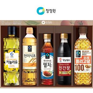 청정원 12호 선물세트/식용유 단체선물 설 명절 답례품/카놀라유 올리고당 간장