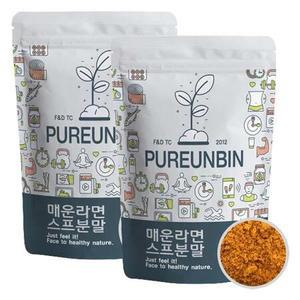 푸른빈 매운 라면스프 분말 가루 500g x 2개