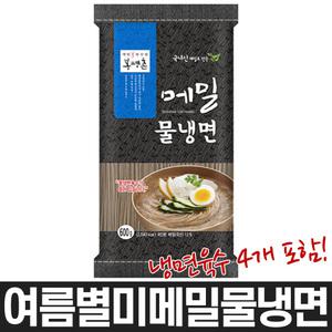 봉평촌 국내산 메밀 물냉면 600g + 소스 봉평농원 메밀면 냉면 소바 소면 사리 건강식