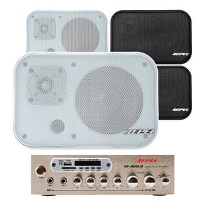 업소 앰프 방수 스피커 200W AP-200U2 FA-502NWP 4개