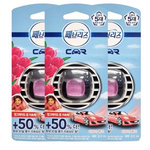 페브리즈 차량용방향제 다우니향 2.2ml X 3개