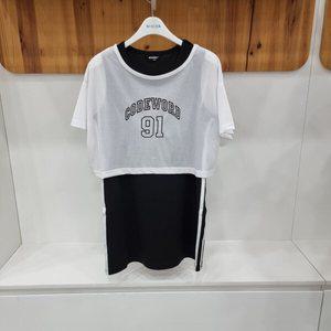 [에꼴리에]쿨 나시 레이어드 세트 원피스 24B1857A