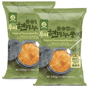 농부의 선물 돌솥밥 현미 누룽지 1.5kg 4팩