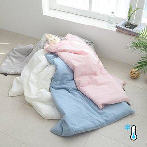 [한이불]순면 고밀도 면60수 접촉냉감 듀라론 아기 유아 하이디 냉감여름이불 80x100 4colors