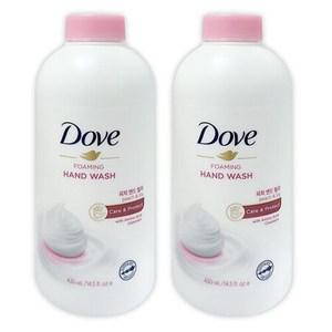 도브 포밍 핸드워시 피치 앤드 릴리 리필 430ml 2개