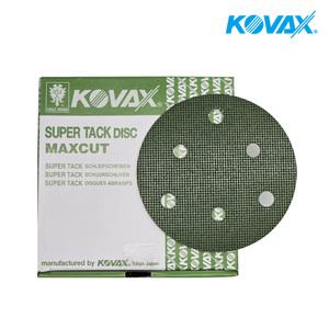 코백스 (KOVAX) 차량용 사포 원형 자동차 샌더기 페파 샌딩 페이퍼 빼빠 면 퍼티 연마 맥스컷 5인치6홀 (50장)