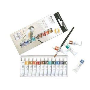 염색물감 12색 6ml 붓+파레트 GWM (WFGKQ4F)