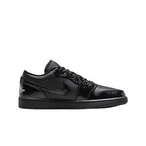 [정품아닐시3배보상] W 조던 1 로우 SE 블랙 메탈릭 실버 W Jordan 1 Low SE Black Metallic Silver