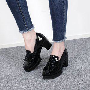 [아리앤] 국내제작 태슬 통굽로퍼 7cm