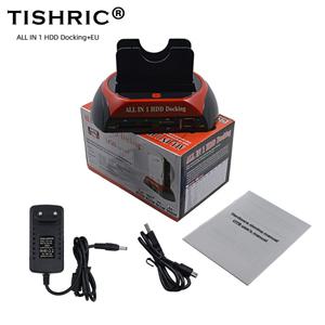 TISHRIC 1 SATA IDE USB 2.0 2.5 3.5 SSD 드라이브 외부 HDD 도킹 스테이션 HD 하드 Optibay 캐디/상자