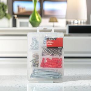 콘크리트못 6종세트 철못 콘못 시멘트 나사 스크류 타일 피스 고정 106pcs (3세트)