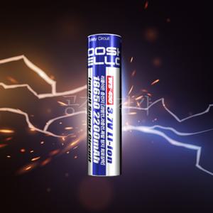 리튬이온 충전식 건전지(1개) 2200mAh 밀리암페어 3.7V 밧데리 과부하 방지 보호회로