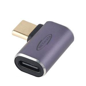 USB4.0 C타입 ㄱ자 꺽임 연장 젠더 NM-UG4CLA