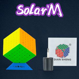 DianSheng 솔라 M 5x5 6x6 2x2 3x3 스피드 7x7 퍼즐 매직 마그네틱 큐브 4x4