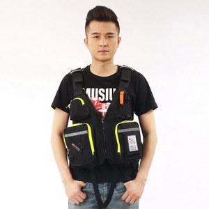 낚시구명조끼 갯바위 선상 바다 루어 밀리터리 낚시 부력보조복 낚시용 민물 검은색 튜브