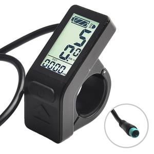 전기 자전거 LCD 디스플레이 KT LCD4 부품 SM/방수 커넥터와 24V 36V 48V 플라스틱 스마트 악기