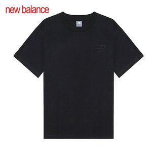 [뉴발란스] 엠보스 로고 저지 면티 남자 반팔티셔츠 MT43503-BK