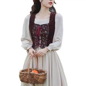 레트로옷 목장소녀 알프스소녀 코디 코디set 개화기 살구
