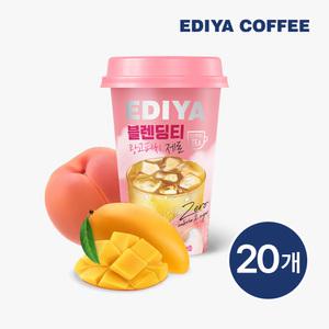 이디야 블렌딩티 제로 망고 피치 250ml 20입