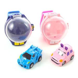 RC카 24G 미니 시계 차량용 참신 RC 만화 휴대용 USB 충전 아이