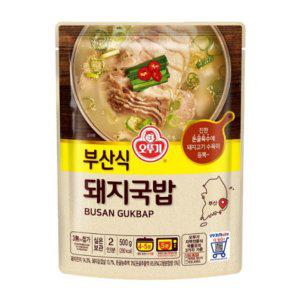 오뚜기 부산식 돼지국밥 500g X 5개