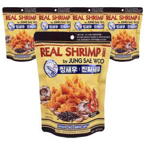 정새우 진짜새우 베이크드갈릭 블랙페퍼 60g x 5개입(25년7월27일까지)