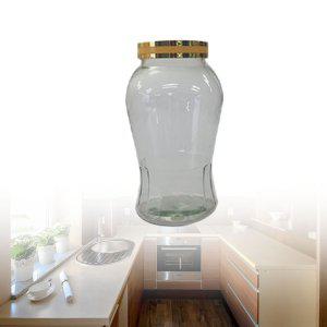 유리병 도매 밀폐용기 공병 예쁜 인삼주병 4500ml z