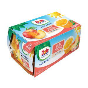 Dole 복숭아 과일컵 113g x 16 x 2