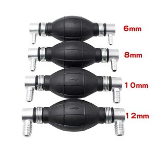 6mm/8mm/10mm/12mm 핸드 연료 펌프 라인 고무 알루미늄 핸드 프라이머 전구 자동차 보트 해양 선외 용 디젤 오일 전송 가솔린