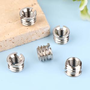 5Pcs 카메라 나사 너트 1/4 ~ 3/8 인치 변환 나사 표준 어댑터 나사 퀵 릴리스 나사 삼각대 마운트 어댑터 나사