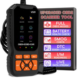 Obd2 자동차 스캐너 진단 검사 도구, 전문 정비공 차량 오류 코드 리더, 자동 읽기 오류 코드 확인 엔진 라이트 Fo