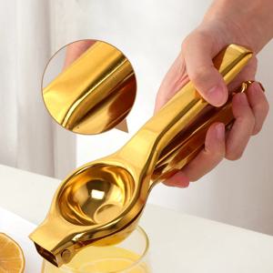 1PC 스테인레스 스틸 수동 Juicer 가정용 레몬 클립 크리 에이 티브 오렌지 Juicer 압착기 과일 손으로 누르면 주방 액세서리