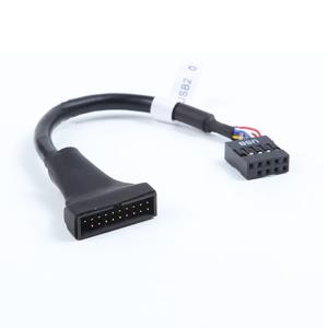 15cm USB 3.0-USB 2.0 변환기 20 핀 남성-9 핀 PC 마더 보드 여성 데이터 케이블 어댑터 PC 컴퓨터 용 연장 코드