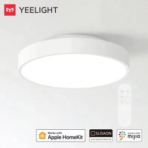 Yeelight 글로벌 버전 LED 천장 조명 프로 와이파이 블루투스 스마트 램프 리모컨, 2700K-6500K 밝기 조절, Mijia 호환