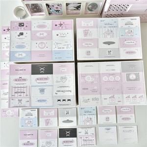 무작위 미니 요염한 물고기 접시 접이식 카드 헤드 사진 카드 무역 포장 재료 선물 보석 포장 카드 헤드