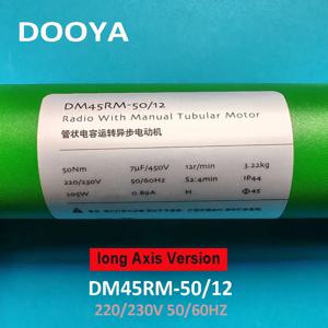 새로운 Dooya DM45RM 50/12 전동 롤 셔터 도어/어닝/차양 캐노피 용 관형 모터, 수동 제어 + Rf433 원격 지원