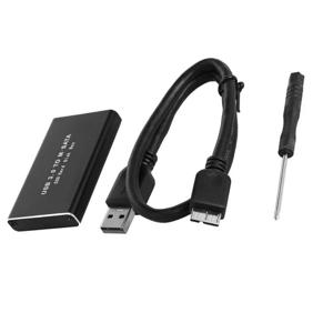 A65I MSATA to USB 3.0 SSD 인클로저 30X50mm 30X30mm MSATA SSD 용 외장형 하드 드라이브 디스크 박스 보관 케이스 어댑터