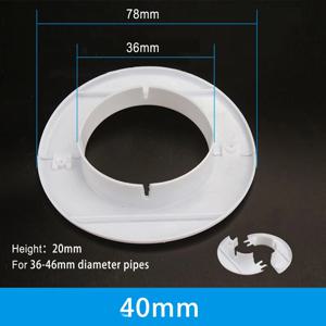 1pc 플라스틱 에어컨 파이프 벽 장식 커버 케이블 항목 케이블 통로 40mm 50mm 55mm 60mm 70mm 80mm 구멍 커버