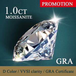B 100% 진짜 Moissanite 인증 실험실 성장 패스 다이아몬드 테스터 펜 GRA가있는 보석을위한 느슨한 보석 Moissanita Stones