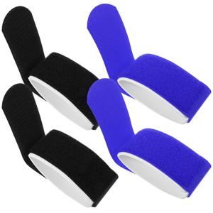 4Pcs 스키 스트랩 스노우 보드 밴드 나일론 부츠 가죽 끈 운반 스트랩 패스너 스키 스노우 보드 용 바이스 코드 보드 그립
