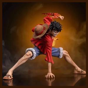 18cm/7.0 인치 원피스 애니메이션 캐릭터 원숭이 D. Luffy Luffy PVC 액션 피규어 입상 모델 컬렉션 장식 장난감 선물