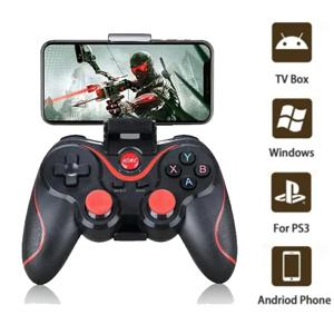 Terios T3 X3 무선 조이스틱 게임 패드 PC 게임 컨트롤러 지원 블루투스 BT3.0 조이스틱 휴대 전화 태블릿 TV 박스 홀더