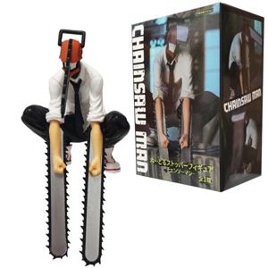18cm 전기 톱 남자 애니메이션 피규어 파워 Denji 액션 피규어 PVC 전기 톱 남자 파워 입상 PVC 성인 컬렉션 모델 인형 완구